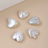 Natural Baroque Freshwater Pearl Heart Bead Necklace