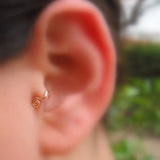 Totem Tragus Clip On Earring Boho Non Piercing Cartilage Earring