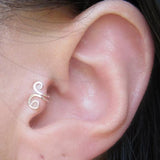 Totem Tragus Clip On Earring Boho Non Piercing Cartilage Earring