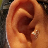 Totem Tragus Clip On Earring Boho Non Piercing Cartilage Earring