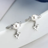 Punk Rock Clip Earrings Link Star Earcuffs Women Party Jewelry
