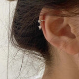 Punk Rock Clip Earrings Link Star Earcuffs Women Party Jewelry