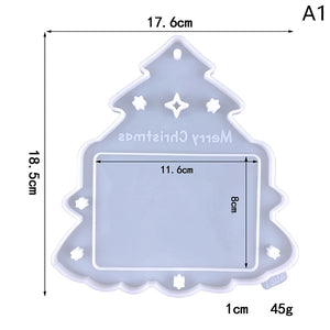 Snowflake Photo Frame Resin Silicone Mold DIY Craft Desktop Decor Tools