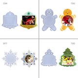 Snowflake Photo Frame Resin Silicone Mold DIY Craft Desktop Decor Tools
