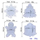 Snowflake Photo Frame Resin Silicone Mold DIY Craft Desktop Decor Tools