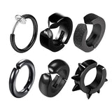 Stainless Steel Ear Clip Earrings No Piercing Boys Girls Unisex