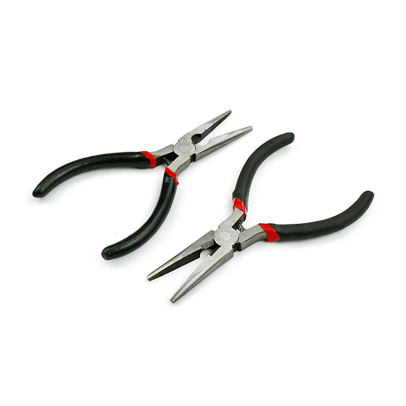 Stainless Steel Needle Nose Pliers Jewelry Making Tool 12.8x7cm