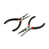 Stainless Steel Needle Nose Pliers Jewelry Making Tool 12.8x7cm