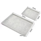 Velvet Jewelry Display Tray Multicolor Organizer Holder Box Storage Case