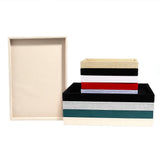 Velvet Jewelry Display Tray Multicolor Organizer Holder Box Storage Case