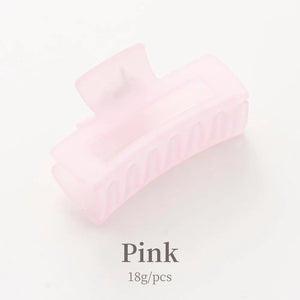 Women Square Acrylic Hair Claws Geometric Hair Clips