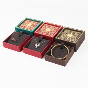 Antique Bracelet Box Emerald Necklace Ring Box Suit Box
