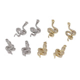 14k Copper Clad K Snake Zircon Pendant Jewelry DIY Materials
