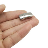 316 Stainless Magnetic Clasp for Bracelet Making 11x6mm