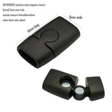 316 Stainless Steel Magnetic Clasps 6mmx2.5mm for Bracelet Making