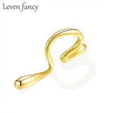 925 Sterling Silver Ear Cuff Non Piercing Clip-On Cartilage Earrings