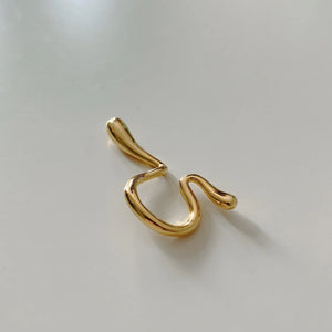 925 Sterling Silver Ear Cuff Non Piercing Clip-On Cartilage Earrings