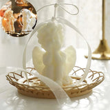 Silicone Angel Candle Moulds 3D Baby Shape Chocolate Cake Moulds