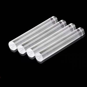 1 Piece Clear Acrylic Plexiglass Rod 30mm Diameter 100mm Long DIY Bar