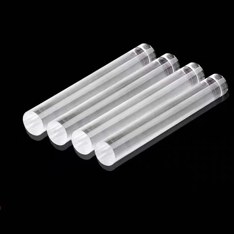 1 Piece Clear Acrylic Plexiglass Rod 30mm Diameter 100mm Long DIY Bar