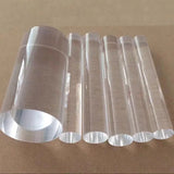 1 Piece Clear Acrylic Plexiglass Rod 30mm Diameter 100mm Long DIY Bar