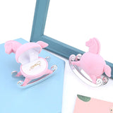 Pink Pony Velvet Jewelry Box for Rings Necklace