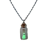 Glow In The Dark Adopt A Ghost Necklace Halloween Jewellery