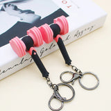 Kpop Pink Love Hammer Keychain Car Accessories Key Chain Keychains Women Pendant