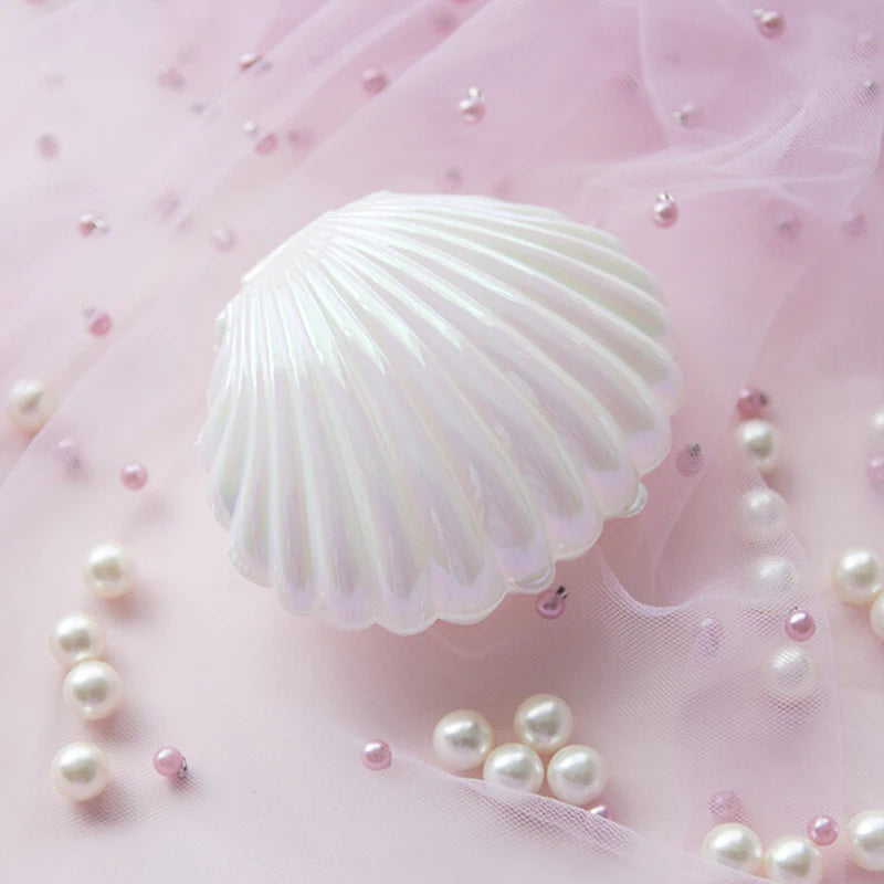 Shell Shape Velvet Jewelry Box Ring Box for Earrings Necklace Bracelet