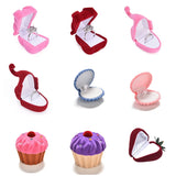 Velvet Jewelry Box Wedding Ring Box, 24 styles