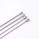 Metal Necklace Stainless Steel Side Chain Twisted Fine Ornaments