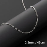 Metal Necklace Stainless Steel Side Chain Twisted Fine Ornaments