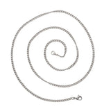 Metal Necklace Stainless Steel Side Chain Twisted Fine Ornaments