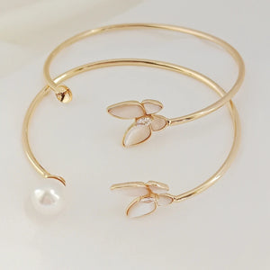 14K Copper-Clad Butterfly Bracelet with Needle Tray Semi-Finished Jewelry DIY