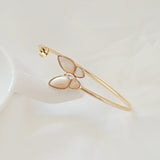 14K Copper-Clad Butterfly Bracelet with Needle Tray Semi-Finished Jewelry DIY