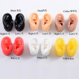 Silicone Ear Model Piercing Practice Tools Display Body Jewelry