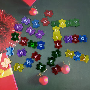 Number Letter Mold for Earring Pendant Keychain Making