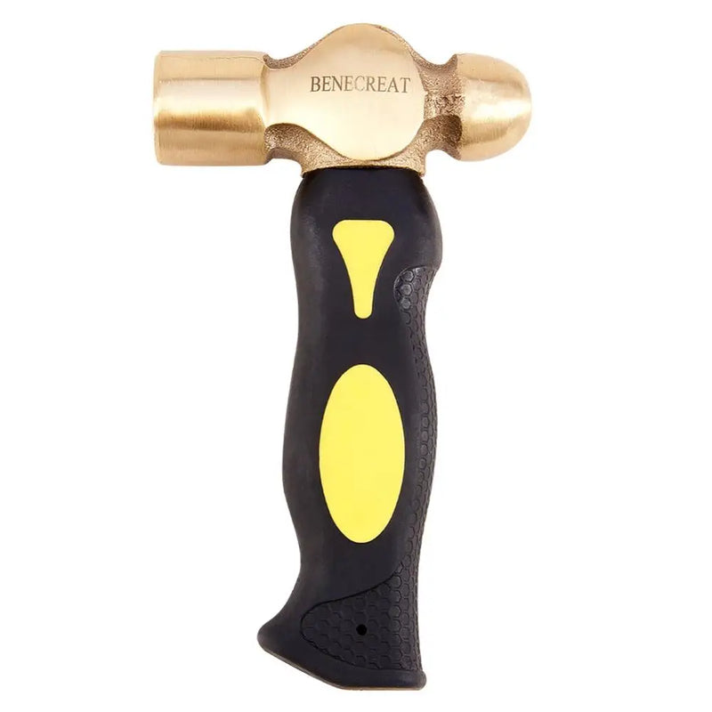 Portable Brass Metal Stamping Hammer for DIY Crafts