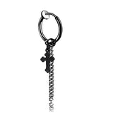 Punk Stainless Steel Ear Clip Earrings Non Piercing Gothic Jewelry Boys Girls