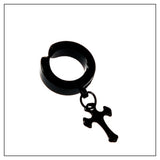 Punk Stainless Steel Ear Clip Earrings Non Piercing Gothic Jewelry Boys Girls