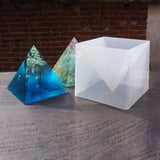 Pyramid Silicone Mould for Resin Craft DIY Jewelry Making