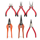 Red Handle Diagonal/Opening/Long Nose Pliers/Scissors Jewelry Making Tools