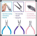 Stainless Steel Needle Nose Pliers for Jewelry Making Hand Tool 12.5cm JA0545