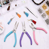 Stainless Steel Needle Nose Pliers for Jewelry Making Hand Tool 12.5cm JA0545