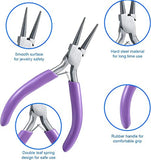 Stainless Steel Needle Nose Pliers for Jewelry Making Hand Tool 12.5cm JA0545