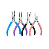 Stainless Steel Needle Nose Pliers for Jewelry Making Hand Tool 12.5cm JA0545