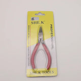 Stainless Steel Needle Nose Pliers Jewelry Making Hand Tool 12.5cm JA0543