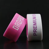 Custom Wide Silicone Wristbands for Events
