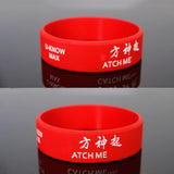 20mm Wide Silicone Bracelet Wristband for Kids Adults