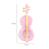 Velvet Cello Holder Jewelry Box for Rings & Earrings